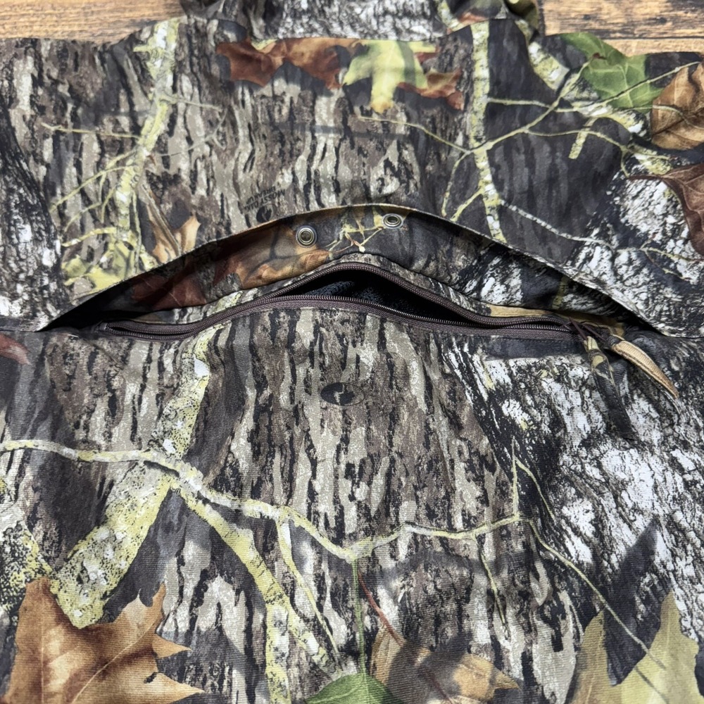 Gamehide Hush Hide Mossy Oak Camouflage Hunting Zip Up Jacket Men's Size Medium - Picture 14 of 14